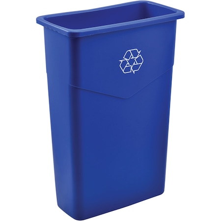 Global Industrial Rectangle Recycling Blue, Plastic 261902RBL